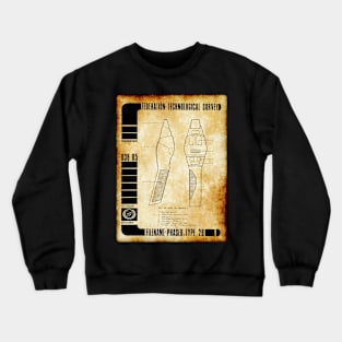 Federation Technological Survey Landing Party Weapon Crewneck Sweatshirt